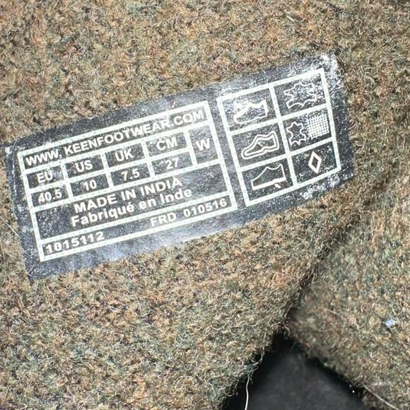 Keen Wedge Zip Leather Comfort Ankle Booties Boots Womens Size 10 Brown - Picture 14 of 14